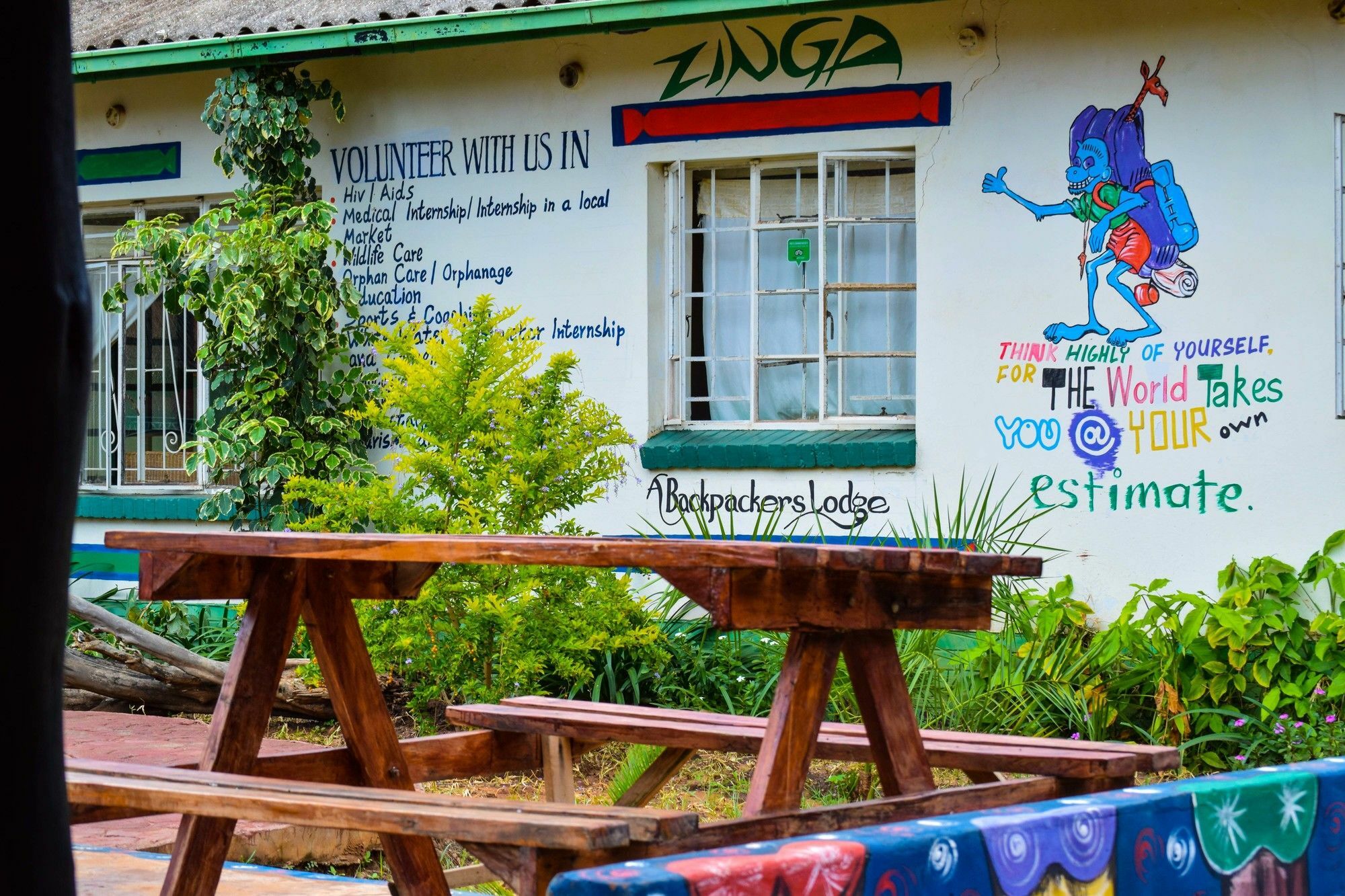 Zinga Backpackers Hotell Livingstone Eksteriør bilde